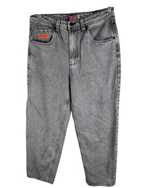 Empyre Men's Black Light Wash Streetwear Skater Skateboarding Jeans Size 32